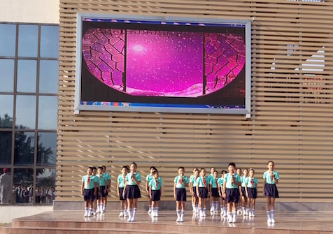 40sqm P5 and P3 LED Display for Huizhou Primary School