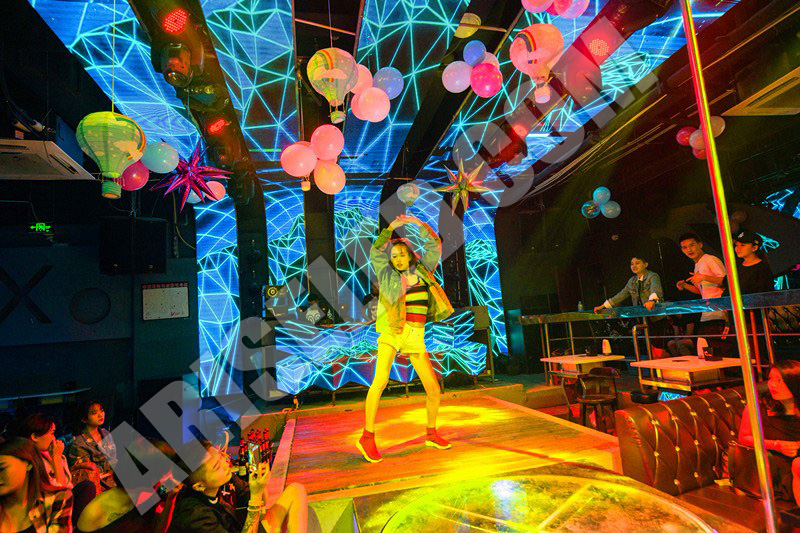 90sqm P5mm Creative LED Display for ChengDu Night Club