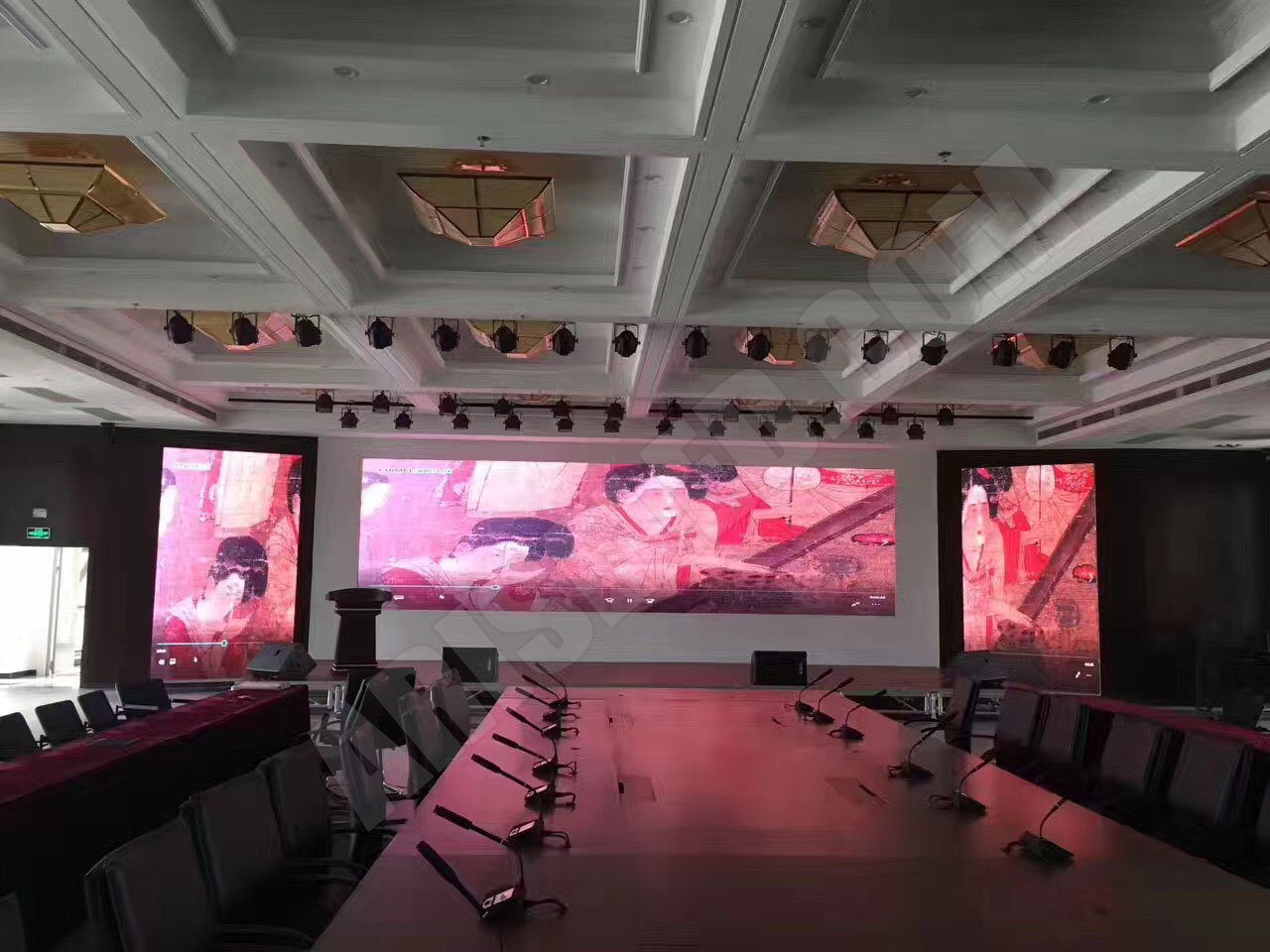 35sqm P3mm Indoor LED Display for Hotel Meeting Room
