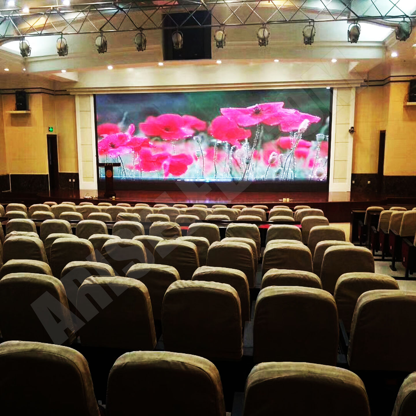 62sqm P3mm Indoor Display for XiAn School Meeting Hall