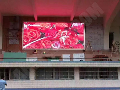 P8mm Outdoor Full Color LED Screen for Guangzhou Airforce
